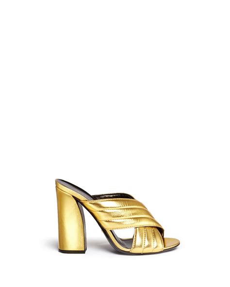 gucci-webby-sylvia-ribbed-crisscross-leather-mule|Gucci Mules for Women .